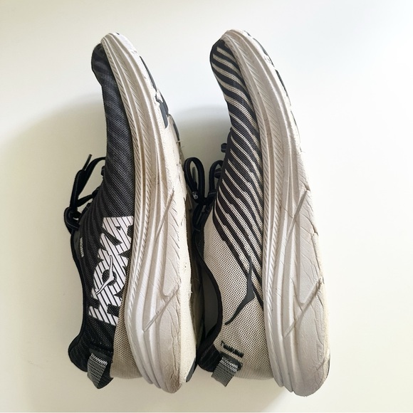 Hoka One One Rincon 1102874 Black White Men's 10.5 - Picture 9 of 13